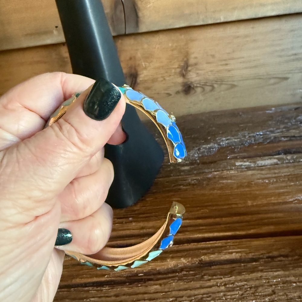 Talbots Enamel Hinged Bracelet - Picture 7 of 7